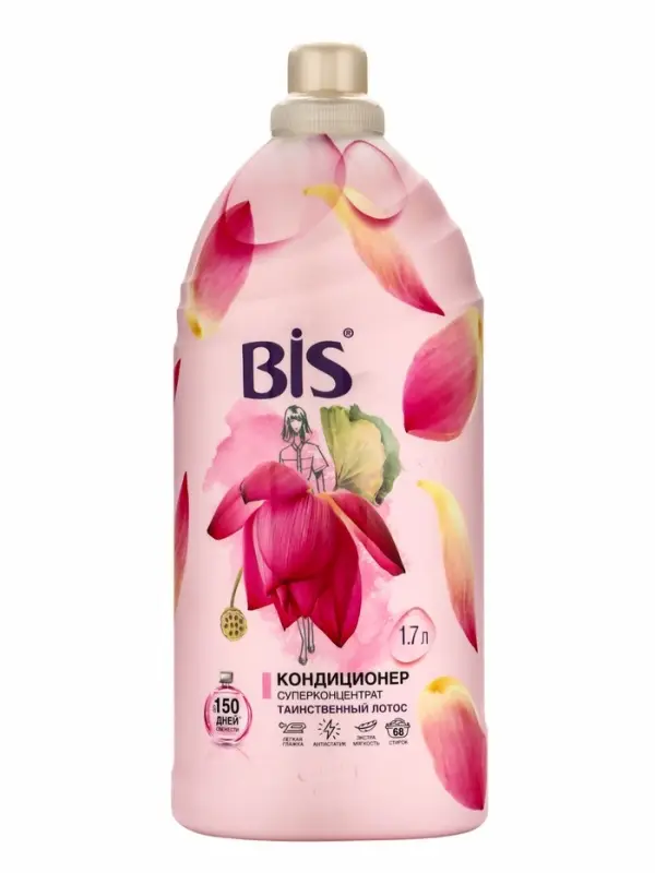BIS Кондиционер для белья "Таинственный лотос", концентрированный, 1,7 л