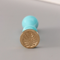 Сургучный набор "Монстера" печать, ручка, сургуч 12,5х10х3,6 см