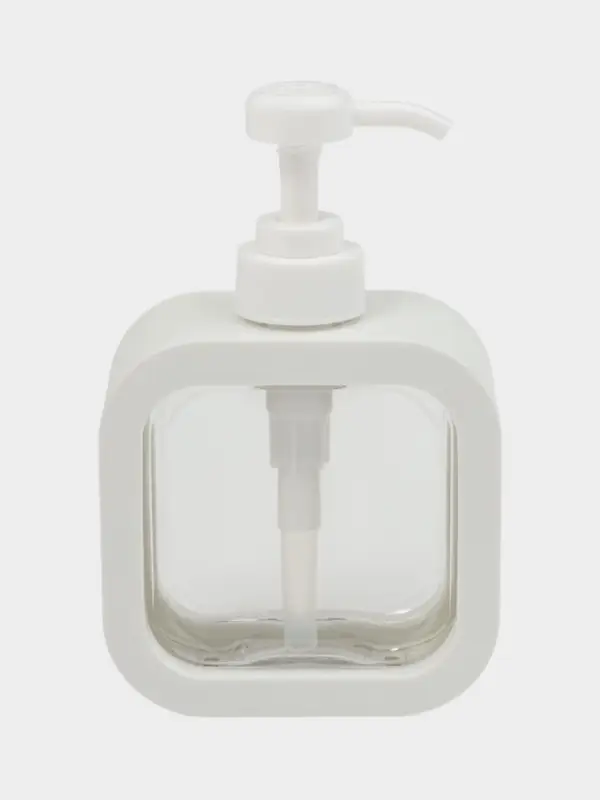 Дозатор для жидкого мыла, 300 мл, цвет белый