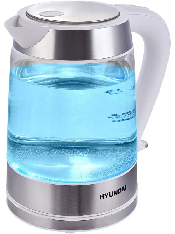 Чайник HYK-G3606 1,7л 2200Вт белый (стекло)