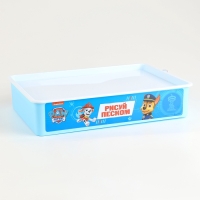 Планшет для рисования песком &laquo;Щенячий патруль&raquo;, 27 х 39 см, песок 1 кг, наклейки, набор для творчества