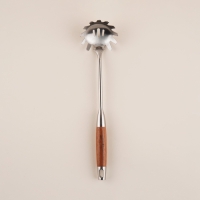 Ложка для спагетти Sima-Land Home 34х8,5 см, Рустик, цвет серебряный