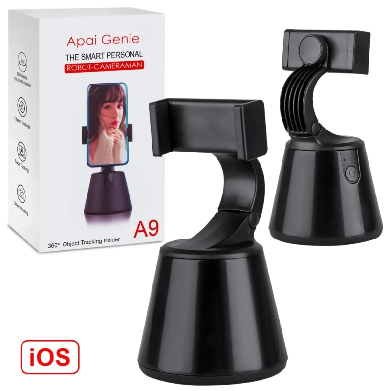 Умный трекинговый держатель 360 A9 Черный