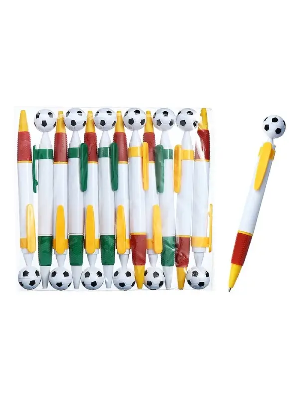 Ручка - прикол шариковая Calligrata &laquo;Футбольный мяч&raquo;, МИКС