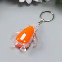 Фонарик брелок для ключей на кольце &laquo;Пингвин&raquo;, МИКС