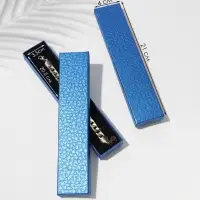 Набор коробочек подарочных 6 шт. под брас/цепочку "Животный принт" 21*4, синий (9705737)