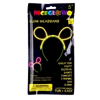 Неоновая палочка &laquo;Ободок&raquo;, цвета МИКС