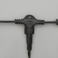 Гирлянда &laquo;Занавес&raquo; 2 &times; 3 м, IP44, УМС, тёмная нить, 760 LED, свечение синее, 220 В