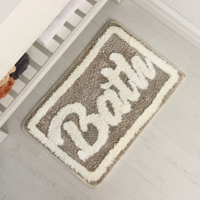 Коврик для ванной и туалета SAVANNA &laquo;Bath&raquo;, 40&times;60 см, цвет бежевый