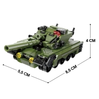 Конструктор Безграничные Идеи &laquo;Военная техника&raquo;, 3 в 1, 329 деталей