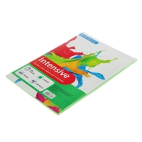 Бумага цветная А4, 50 листов Calligrata Интенсив, зелёная, 80 г/м&sup2;