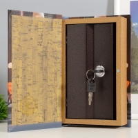 Сейф-книга дерево, кожзам "Дизайн интерьера. Формы и цвета" 21х13х5 см