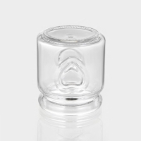 Баночка стеклянная для хранения сыпучих продуктов Доляна &laquo;Парфе&raquo;, 110 мл, 6&times;6,5 см, с пробковой крышкой