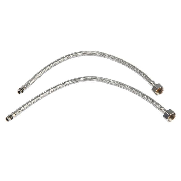 Смеситель для кухни Accoona A4882M-1, двухвентильный, с гибким изливом, синий