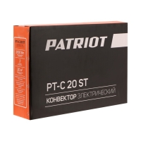 Электрический конвектор PATRIOT PT-C 20 ST, 2 кВт,  площадь 20 м&sup2;, 3 режима, защита IP20