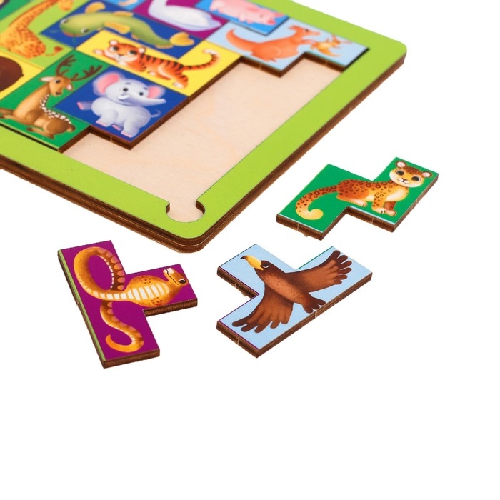 Головоломка. Тетрис &laquo;Животные мира&raquo;
