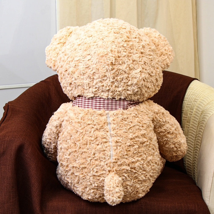 Мягкая игрушка &laquo;Медведь&raquo; с сердцем, 80 см, цвет бежевый