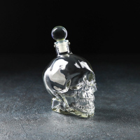 Штоф стеклянный Magistro &laquo;Череп. Хэллоуин&raquo;, 400 мл