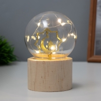 Ночник &laquo;Шар-полумесяц&raquo; LED 3хAG10 шар 8см 6,5х6,5х11,5см