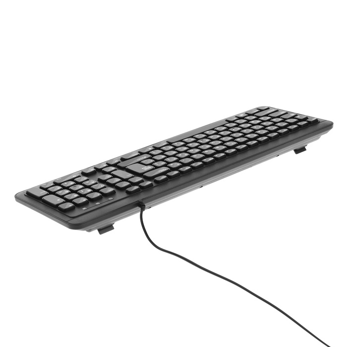 Клавиатура Sima-Land SL-02, мембранная, островная, 101 клавиш, USB, 1.5 м, черная