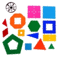 Конструктор ТИКО &laquo;Геометрия&raquo;, 155 деталей, 6 колёс