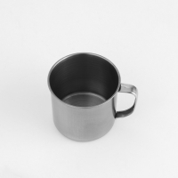 Кружка из нержавеющей стали с крышкой &laquo;Вестерн&raquo;, 620 мл, цвет хромированный