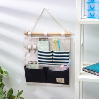 Органайзер подвесной с карманами Доляна, 4 отделения, 30&times;35 см, дизайн МИКС