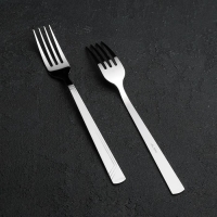 Вилка столовая &laquo;Аппетит&raquo;, длина 20 см, толщина 2 мм, цвет серебряный