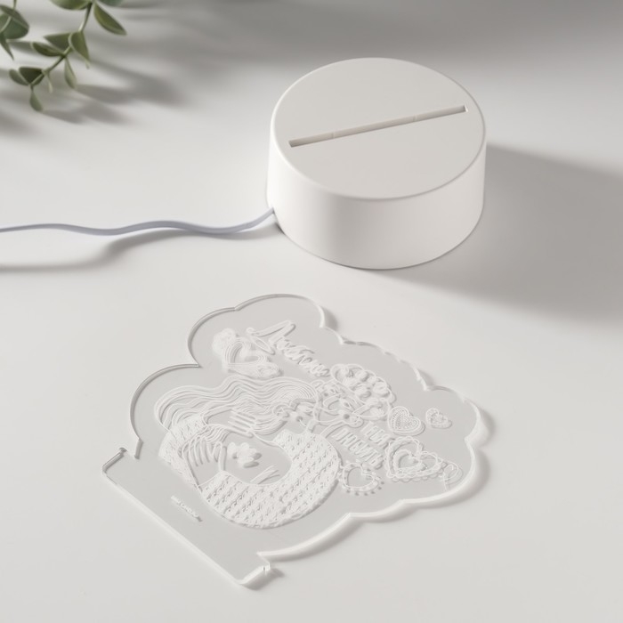 Светильник "Люблю тебя любить" LED RGB от сети RISALUX