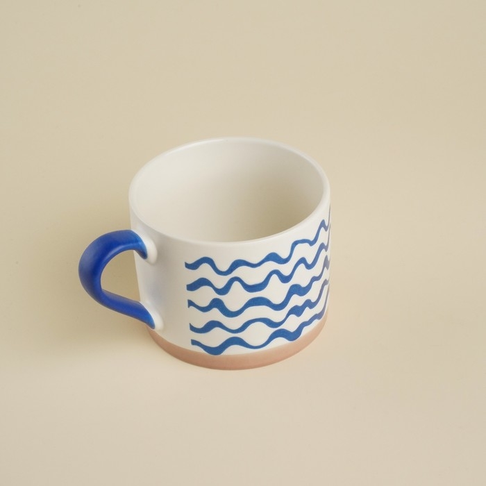 Кружка фарфоровая SL Home &laquo;Сканди&raquo;, 450 мл, цвет белый