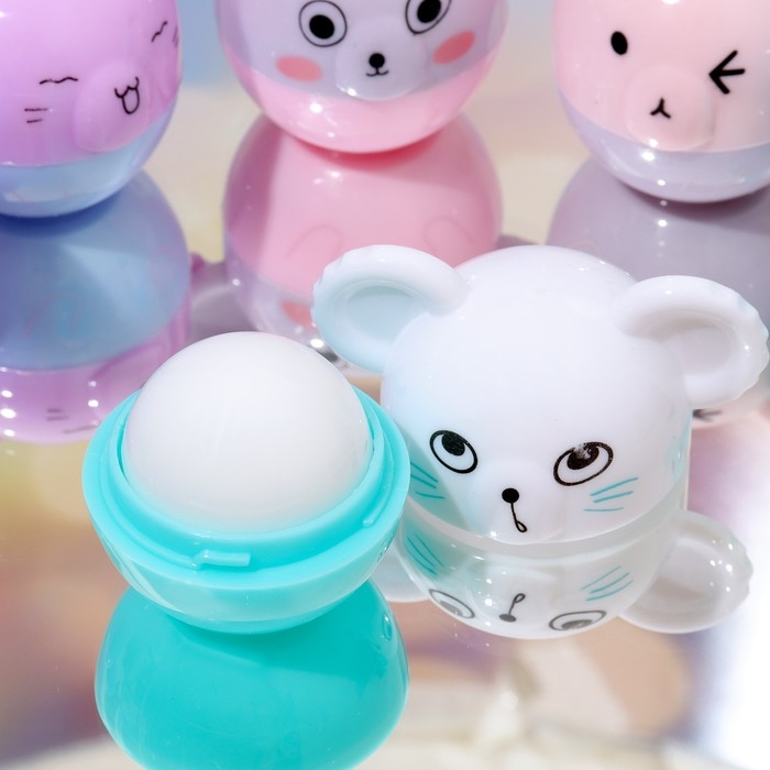 Бальзам для губ &laquo;Мышка&raquo;, микс цветов и ароматов