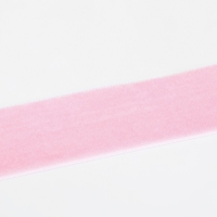 Лента бархатная, 25 мм, 18 &plusmn; 1 м, цвет розовый №02