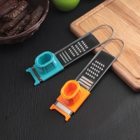 Тёрка для чеснока с держателем Доляна &laquo;Гауди&raquo;, 22&times;4,5 см, цвет МИКС