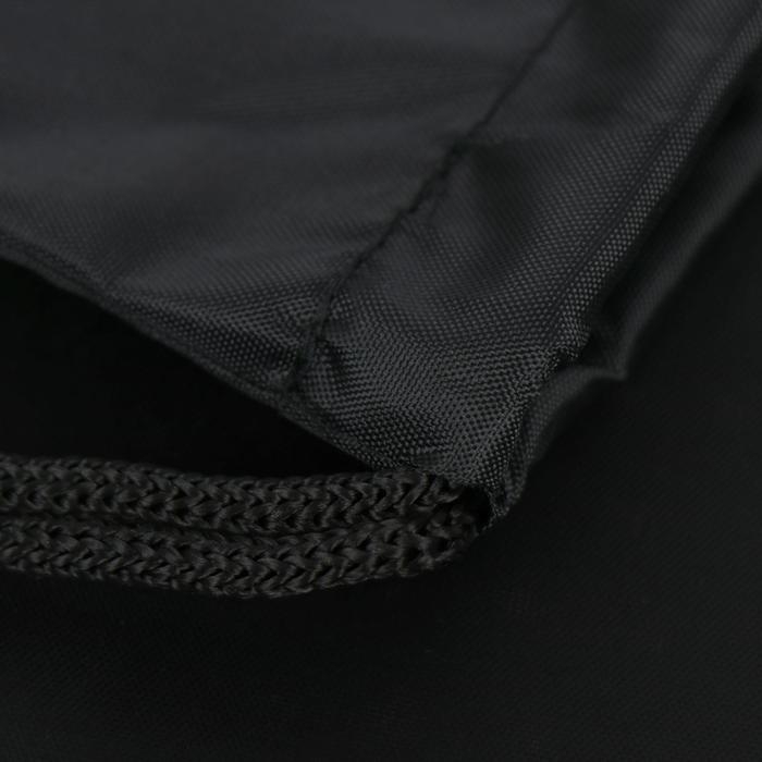 Мешок для обуви 420&times;340 мм, Calligrata &laquo;Стандарт&raquo;, (мягкий полиэстер, плотность 210 D), чёрный