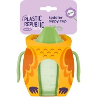 Поильник детский с твёрдым носиком &laquo;Follow Me&raquo;, 200 мл., с ручками, цвет зеленый