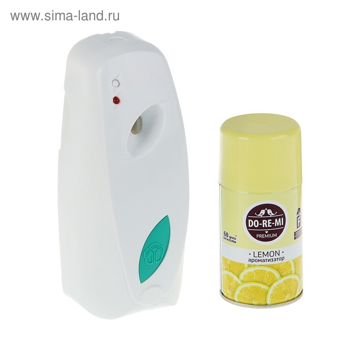 Комплект До-Ре-Ми Премиум "Лимон" 250 мл, автоматический диспенсер + 2 батарейки