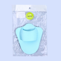 Массажёр - щётка, антицеллюлитный, 14 &times; 12 &times; 3,5 см, цвет голубой