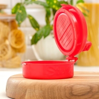 Форма для котлет Доляна Stufz, 13&times;12&times;5,5 см, цвет красный