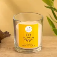 Свечас кристаллом внутри  Sea and Summer "Jasmine Pearls" жасмин, 120 гр