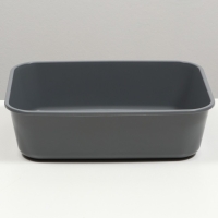 Туалет Сима без сетки 29 х 38 х 10,5 см серый FIX