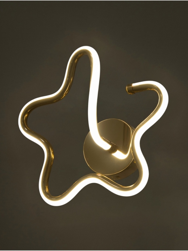 Бра Valentina 14Вт LED 4000-6000К золото 25х25х13см