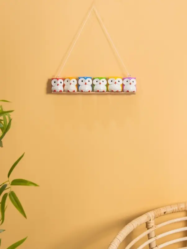 Сувенир подвесной "Совята на ветке" дерево 33х5х6 см