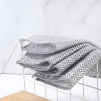 Салфетка для мытья посуды, металлическая, однослойная, 5 шт, 19&times;19 см