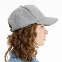 Бейсболка Woolridge, серый меланж