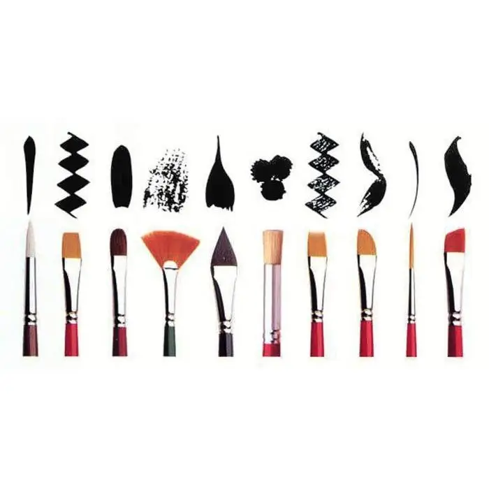 Кисть щетина № 5, плоская