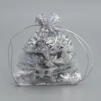 Мешочек подарочный органза &laquo;Волшебного Нового года&raquo;, 10 х 12 см +/- 1.5 см