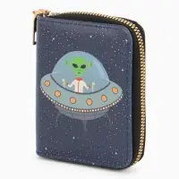 Кошелек дет 07-01-01 Июнь2540 космос, 8,52,510,5 см, 2 отд+отд/молн, д/карт, синий