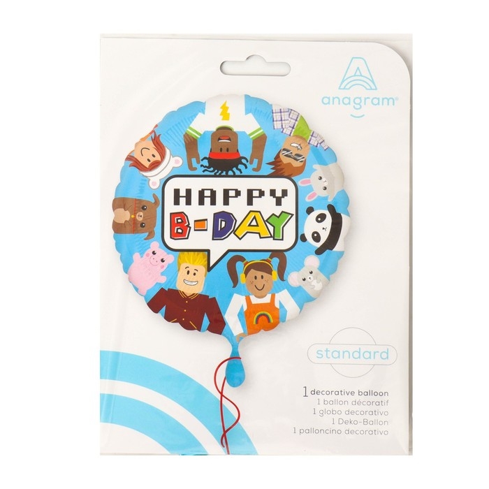 Шар фольгированный 18" &laquo;HB Party Блоки Виртуальный мир S40&raquo;