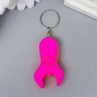 Фонарик брелок для ключей на кольце &laquo;Инструмент&raquo;, 5&times;3.4&times;1.2 см, МИКС