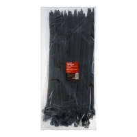 Хомут нейлоновый для стяжки, ТУНДРА, 9х450 мм, черный, 100 шт